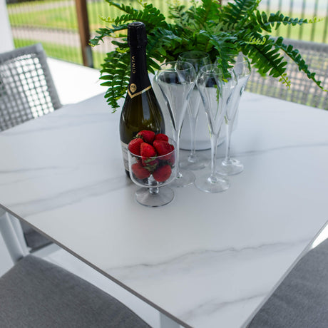 Vienna Rope Lennox - 5pce (80x80) - Outdoor Dining Set