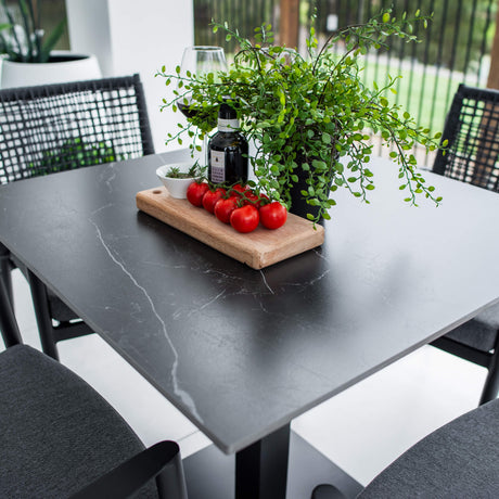 Vienna Rope Lennox - 5pce (80x80) - Outdoor Dining Set