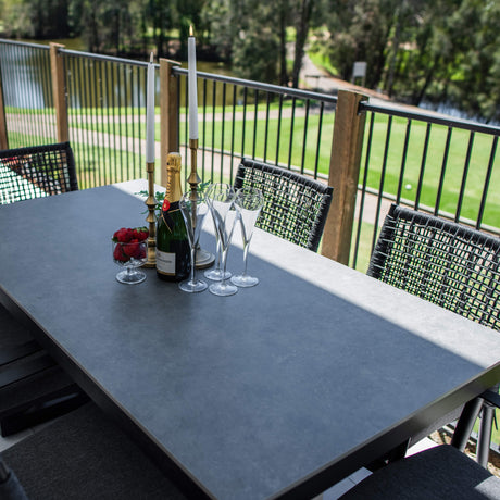 Vienna Rope Malibu - 7pce (150x80) - Outdoor Dining Set