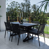 Vienna Rope Malibu - 7pce (150x80) - Outdoor Dining Set