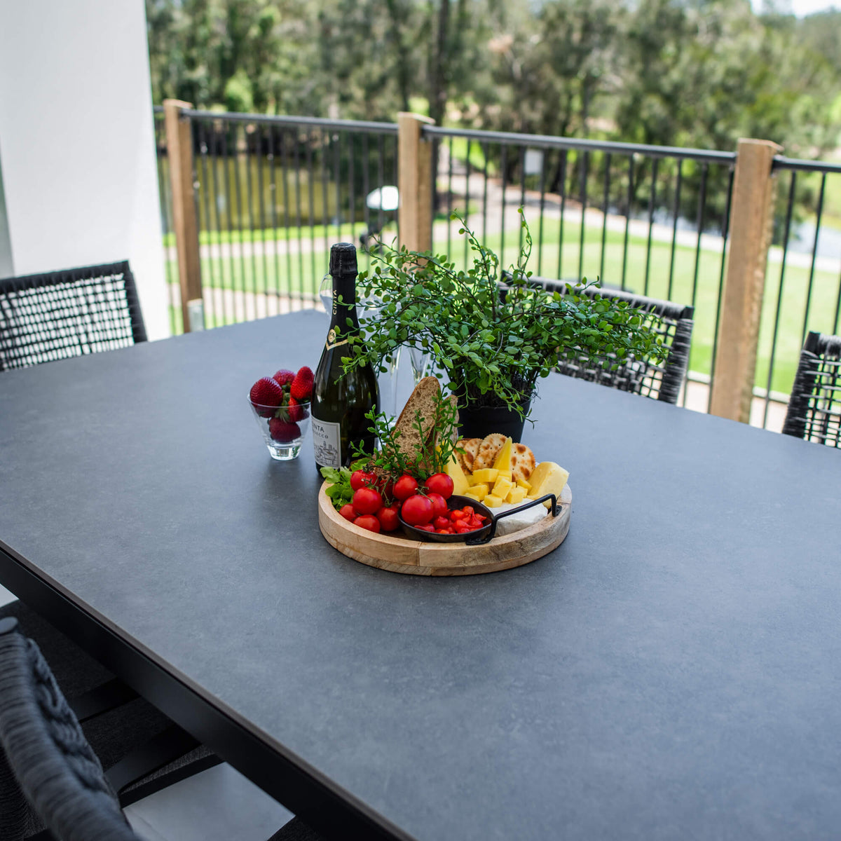 Vienna Rope Malibu - 7pce (180x100) - Outdoor Dining Set