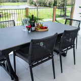Vienna Rope Malibu - 7pce (180x100) - Outdoor Dining Set