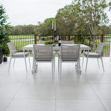 Vienna Rope Malibu - 7pce (180x100) - Outdoor Dining Set