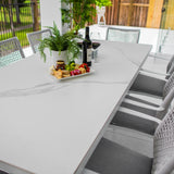 Vienna Rope Malibu - 9pce (215x100) - Outdoor Dining Set