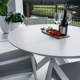 Vienna Rope Malibu Round - 5pce (120x120) - Outdoor Dining Set