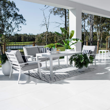 Bermuda 2 Low Dining - 4pce - Outdoor Lounge Setting