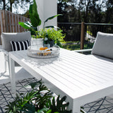 Bermuda 2 Low Dining - 4pce - Outdoor Lounge Setting