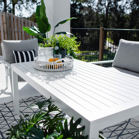 Bermuda 2 Low Dining - 4pce - Outdoor Lounge Setting