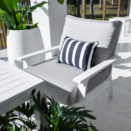 Bermuda 2 Low Dining - 4pce - Outdoor Lounge Setting