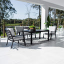 Bermuda 2 Low Dining - 4pce - Outdoor Lounge Setting