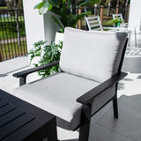 Bermuda 2 Low Dining - 4pce - Outdoor Lounge Setting