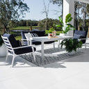 Bermuda 2 Low Dining - 4pce - Outdoor Lounge Setting