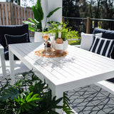 Bermuda 2 Low Dining - 4pce - Outdoor Lounge Setting