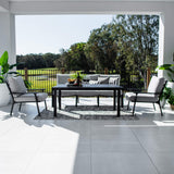 Bermuda 3 Low Dining - 4pce - Outdoor Lounge Setting
