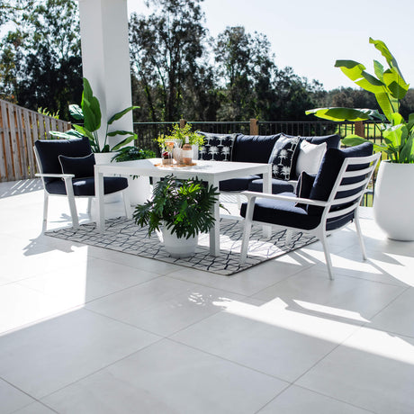 Bermuda 3 Low Dining - 4pce - Outdoor Lounge Setting