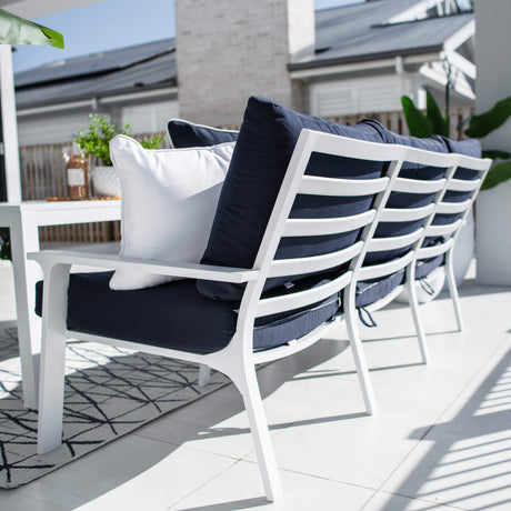 Bermuda 3 Low Dining - 4pce - Outdoor Lounge Setting