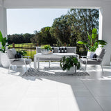 Bermuda 3 Low Dining - 4pce - Outdoor Lounge Setting