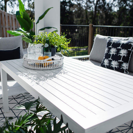 Bermuda 3 Low Dining - 4pce - Outdoor Lounge Setting