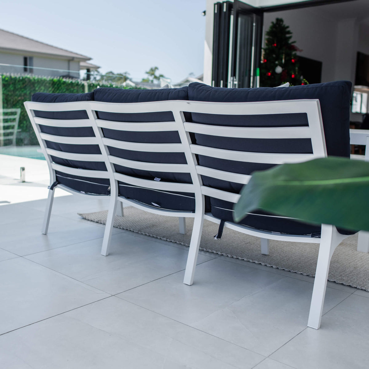 Bermuda 3 Low Dining - 5pce - Outdoor Lounge Setting