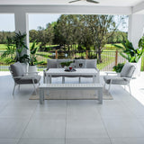 Bermuda 3 Low Dining - 5pce - Outdoor Lounge Setting