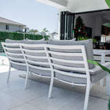 Bermuda 3 Low Dining - 5pce - Outdoor Lounge Setting