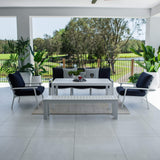Bermuda 3 Low Dining - 5pce - Outdoor Lounge Setting