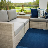 Cuban Modular - 5pce - Bone Outdoor Lounge Setting