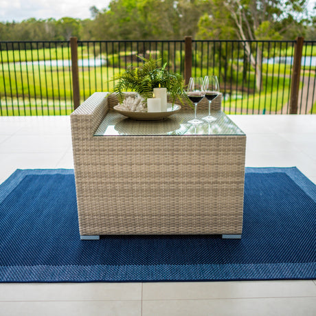 Cuban Modular - 5pce - Bone Outdoor Lounge Setting