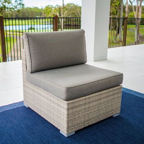 Cuban Modular - 5pce - Bone Outdoor Lounge Setting