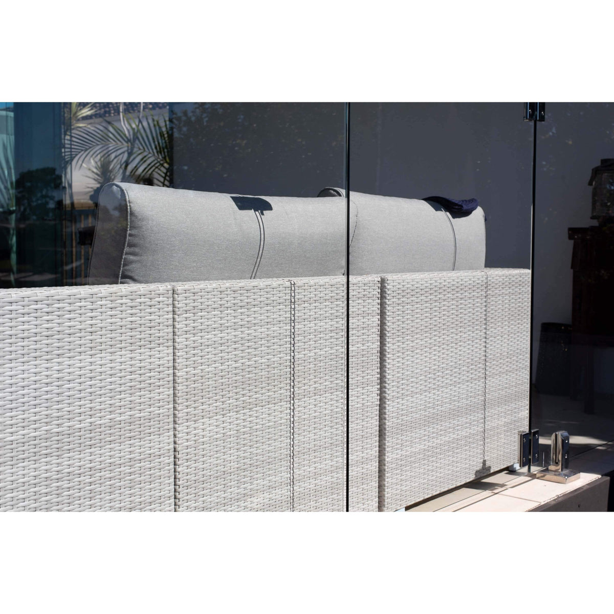 Cuban Modular - 6pce - Bone Outdoor Lounge Setting