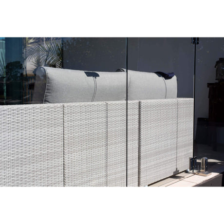 Cuban Modular - 6pce - Bone Outdoor Lounge Setting