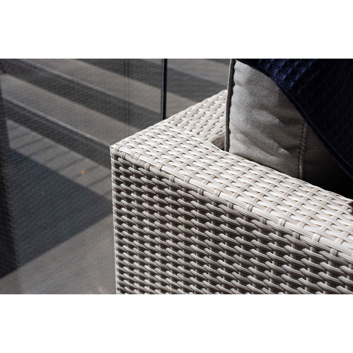Cuban Modular - 6pce - Bone Outdoor Lounge Setting