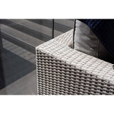 Cuban Modular - 6pce - Bone Outdoor Lounge Setting
