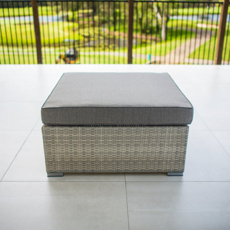 Cuban Modular Sofa - 6pce - Bone Outdoor Lounge Setting