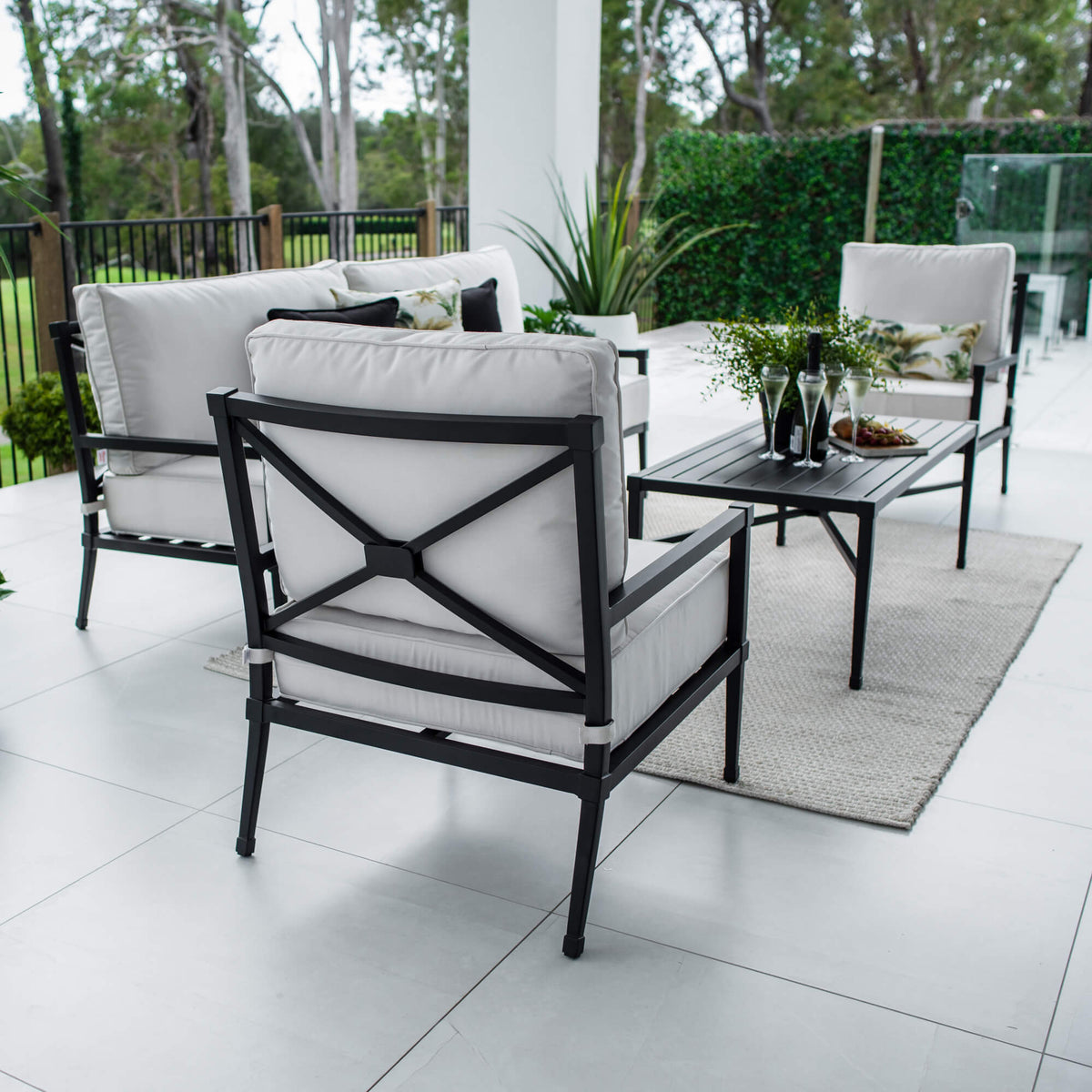 Odessa 3 - 4pce - Outdoor Lounge Setting