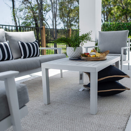 Peru Aluminium 2 - 4pce - Outdoor Lounge Setting