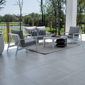 Peru Aluminium 2 - 4pce - Outdoor Lounge Setting