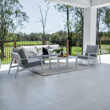 Peru Aluminium 3 - 4pce - Outdoor Lounge Setting