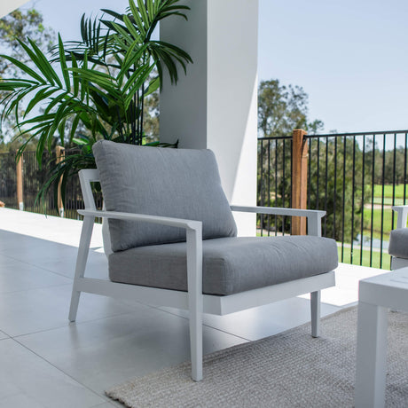 Peru Aluminium 3 - 4pce - Outdoor Lounge Setting