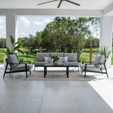 Peru Aluminium 3 - 4pce - Outdoor Lounge Setting