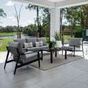 Peru Aluminium 3 - 4pce - Outdoor Lounge Setting