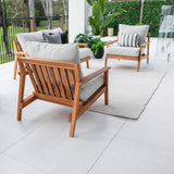 Peru Teak 2 - 3pce - Outdoor Lounge Setting