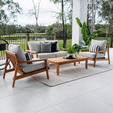 Peru Teak 2 - 4pce - Outdoor Lounge Setting