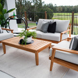 Peru Teak 2 - 4pce - Outdoor Lounge Setting