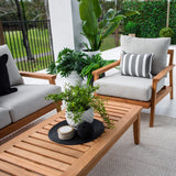 Peru Teak 2 - 4pce - Outdoor Lounge Setting