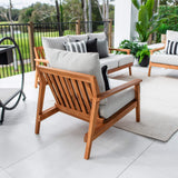 Peru Teak 3 - 3pce - Outdoor Lounge Setting