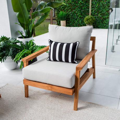 Peru Teak 3 - 3pce - Outdoor Lounge Setting