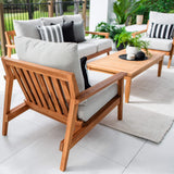 Peru Teak 3 - 4pce - Outdoor Lounge Setting