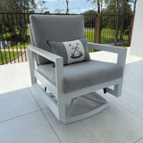 Taylah Swivel 3 - 4pce - Outdoor Lounge Setting
