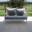 Peru Aluminium 2 Seater - Outdoor Lounge Single